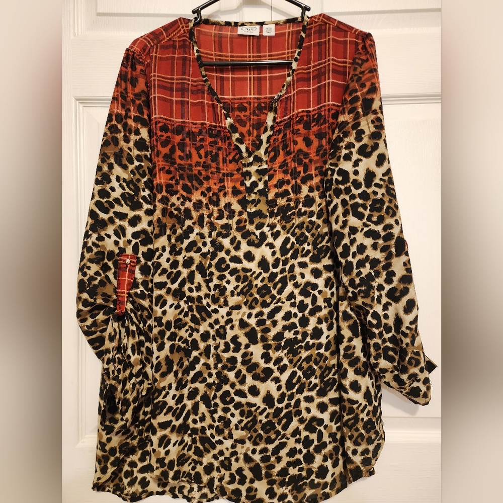 Cato multi blouse - Picture 2 of 3